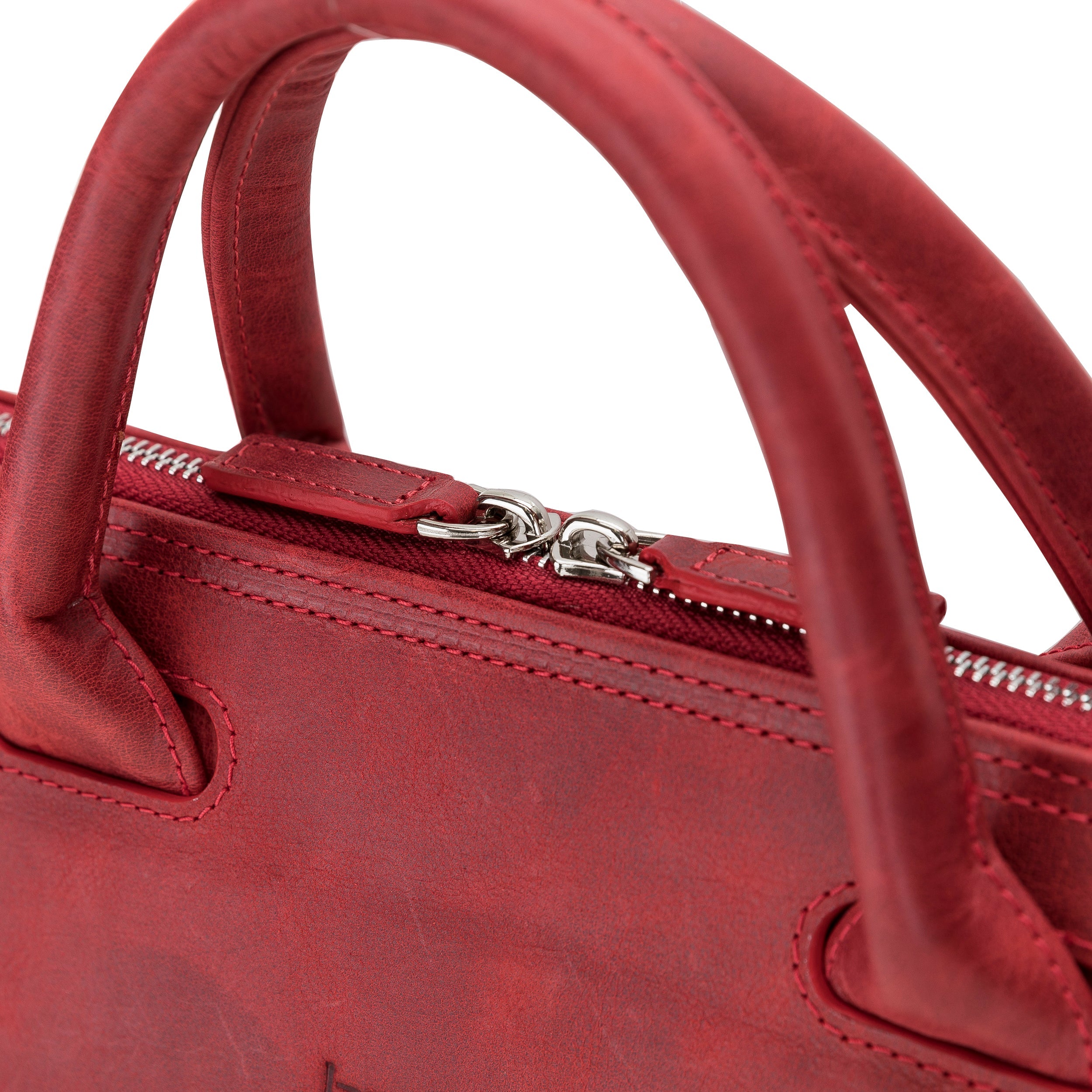 Wizard 14" Genuine Leather Business Briefcase / Laptop Case