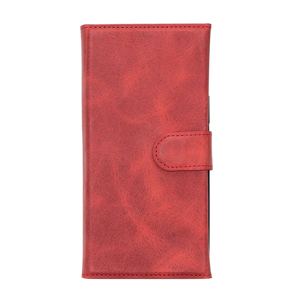 Red phone case on a white background