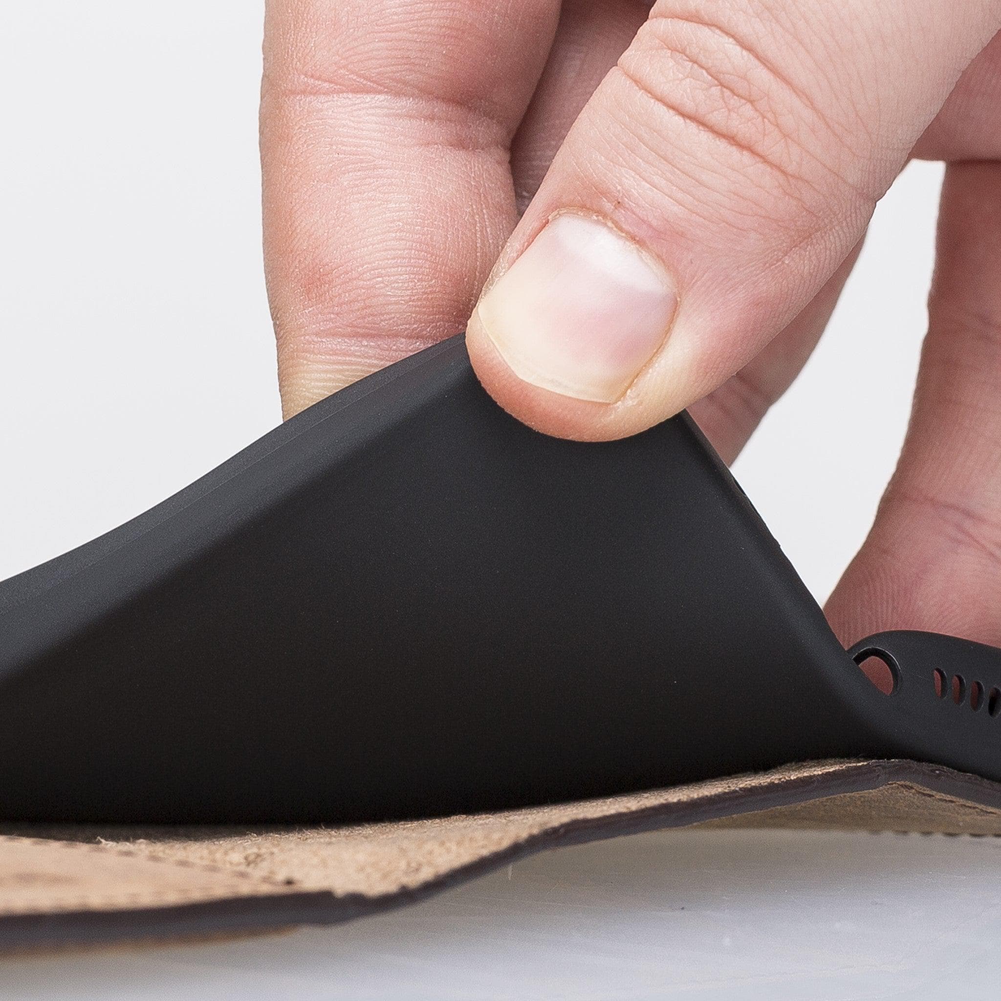 Étui portefeuille non détachable en cuir véritable pour iPhone 13