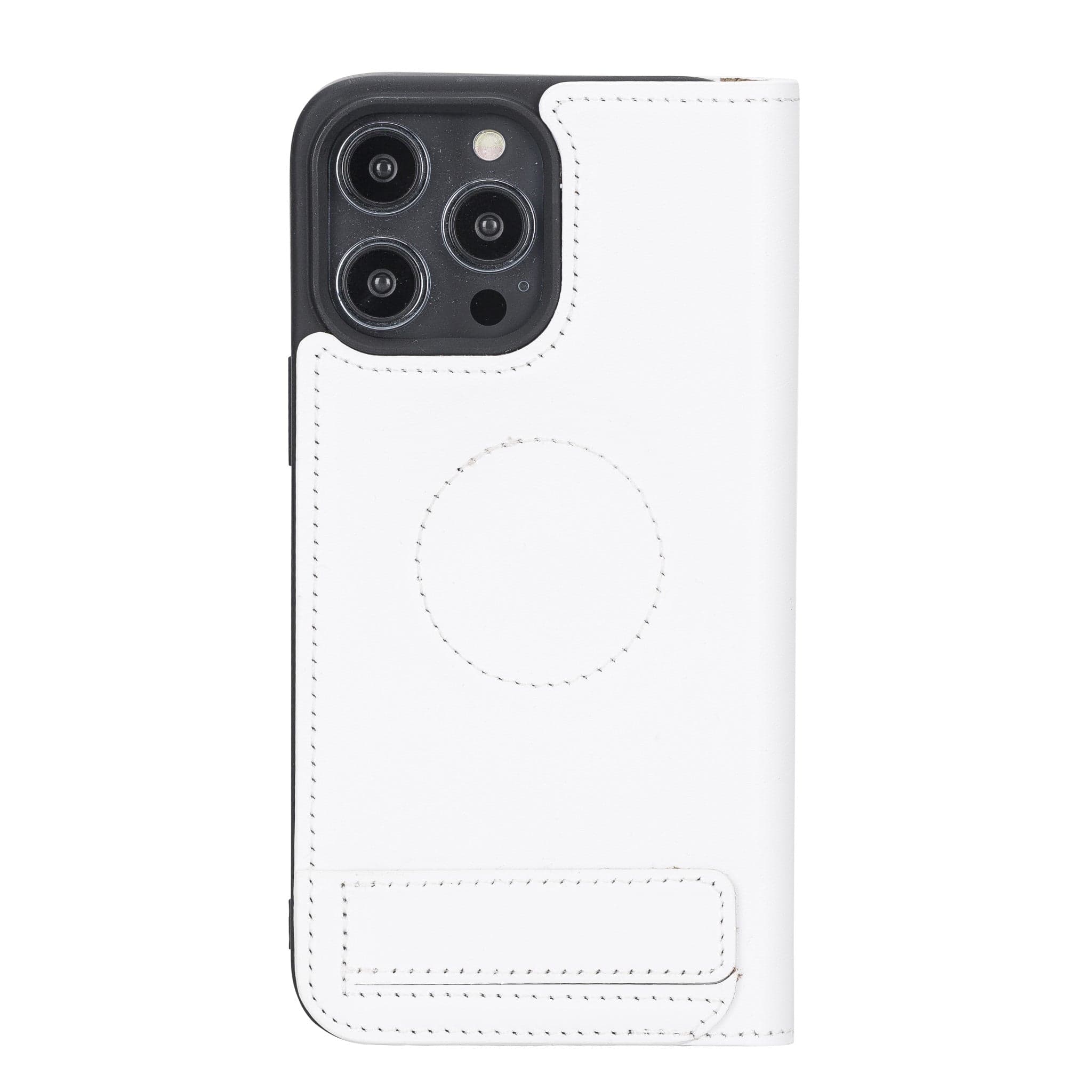 Étui portefeuille fin en cuir véritable Brookscase pour iPhone 14 Pro Max (6,7")