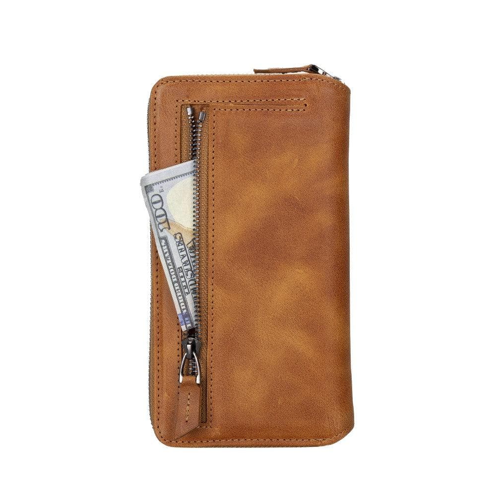 Étui portefeuille en cuir détachable et zippé pour iPhone 14 Pro Max (6,7") Pouch Magic