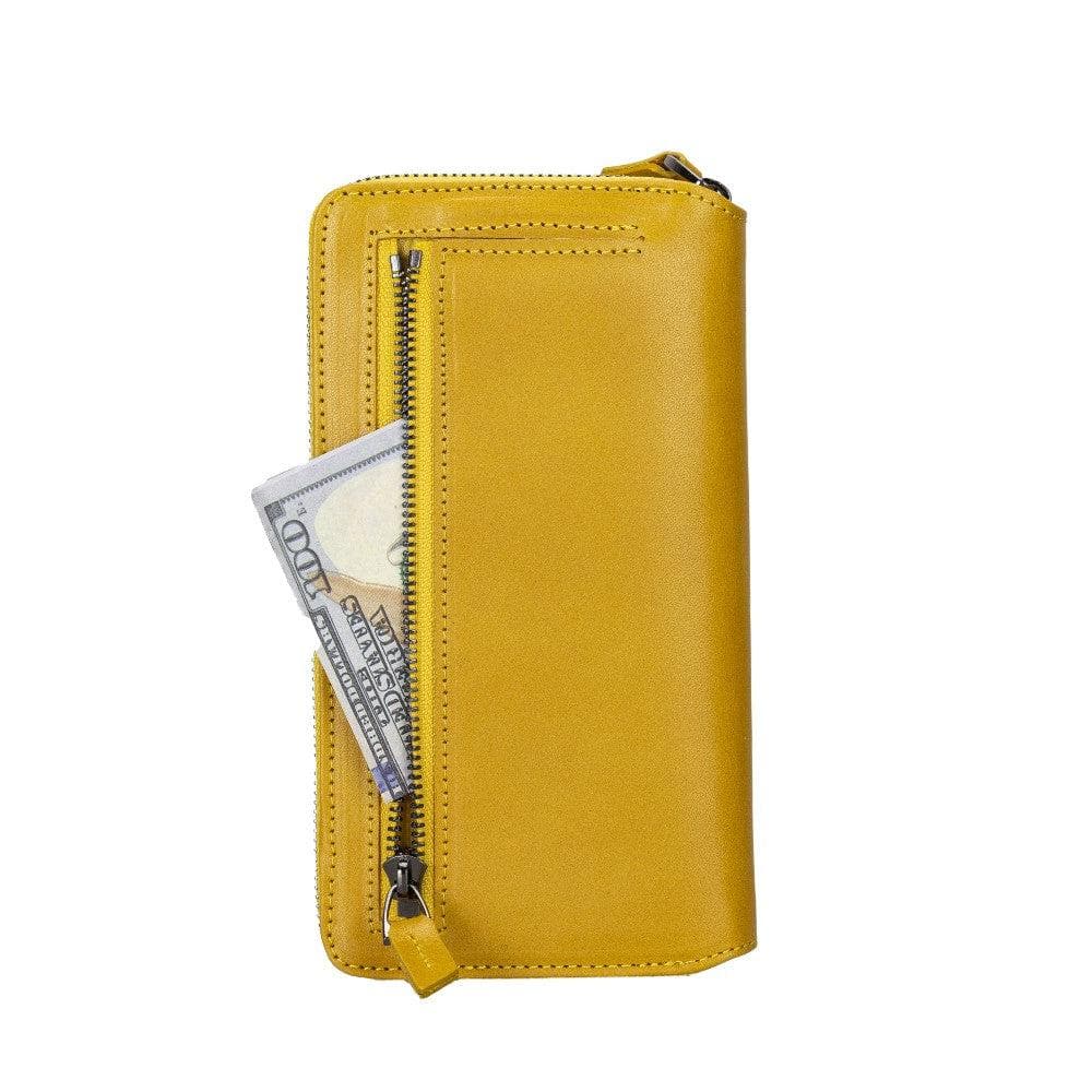 Étui portefeuille en cuir détachable et zippé pour iPhone 14 Pro Max (6,7") Pouch Magic