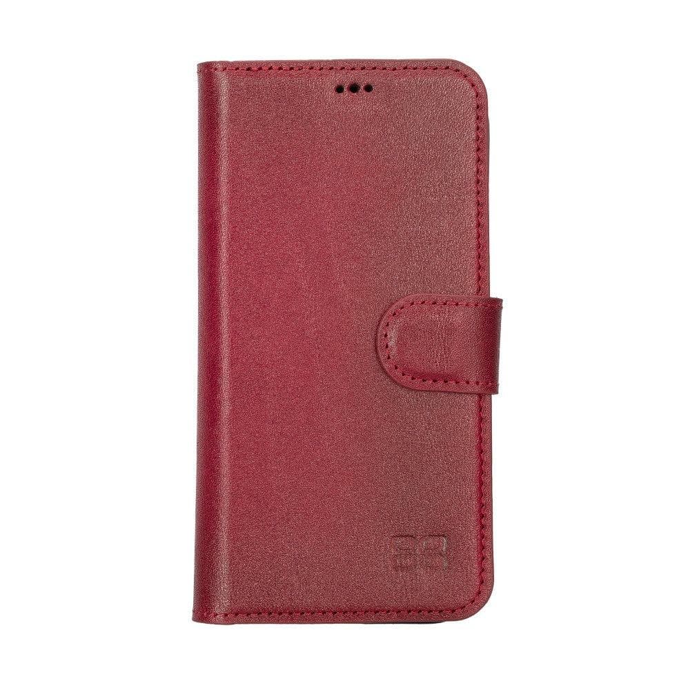 Étui portefeuille amovible en cuir véritable pour iPhone 14 Pro Max (6,7")