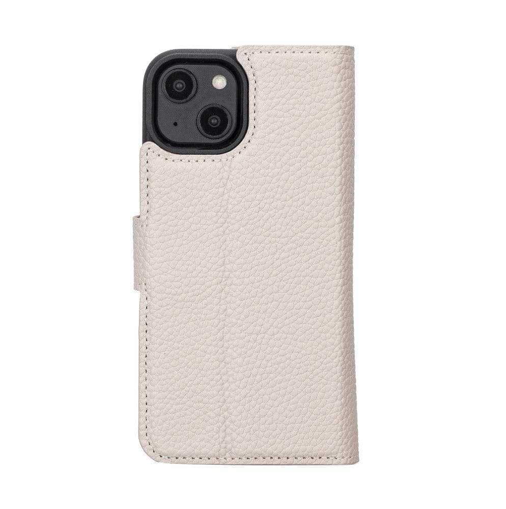 Étui portefeuille amovible en cuir véritable pour iPhone 14 Pro Max (6,7")
