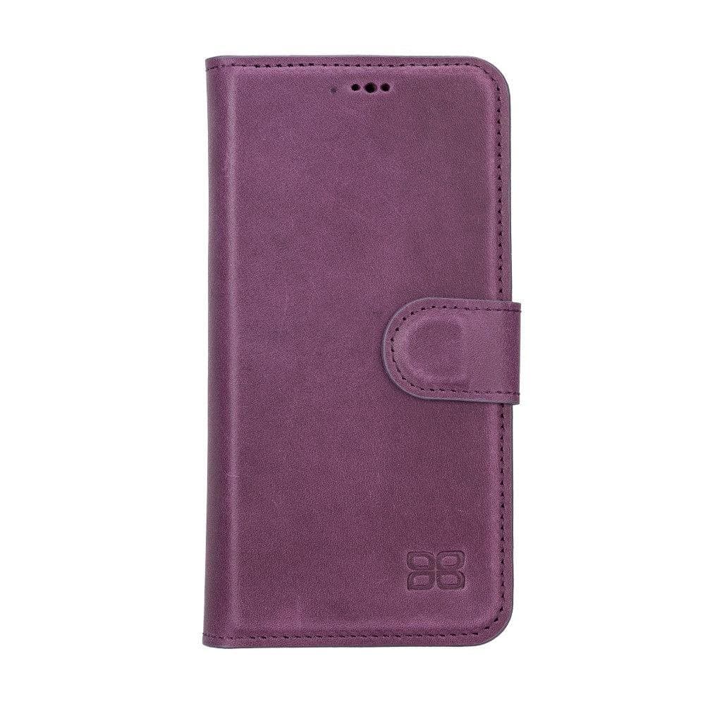 Étui portefeuille amovible en cuir véritable pour iPhone 14 Pro Max (6,7")
