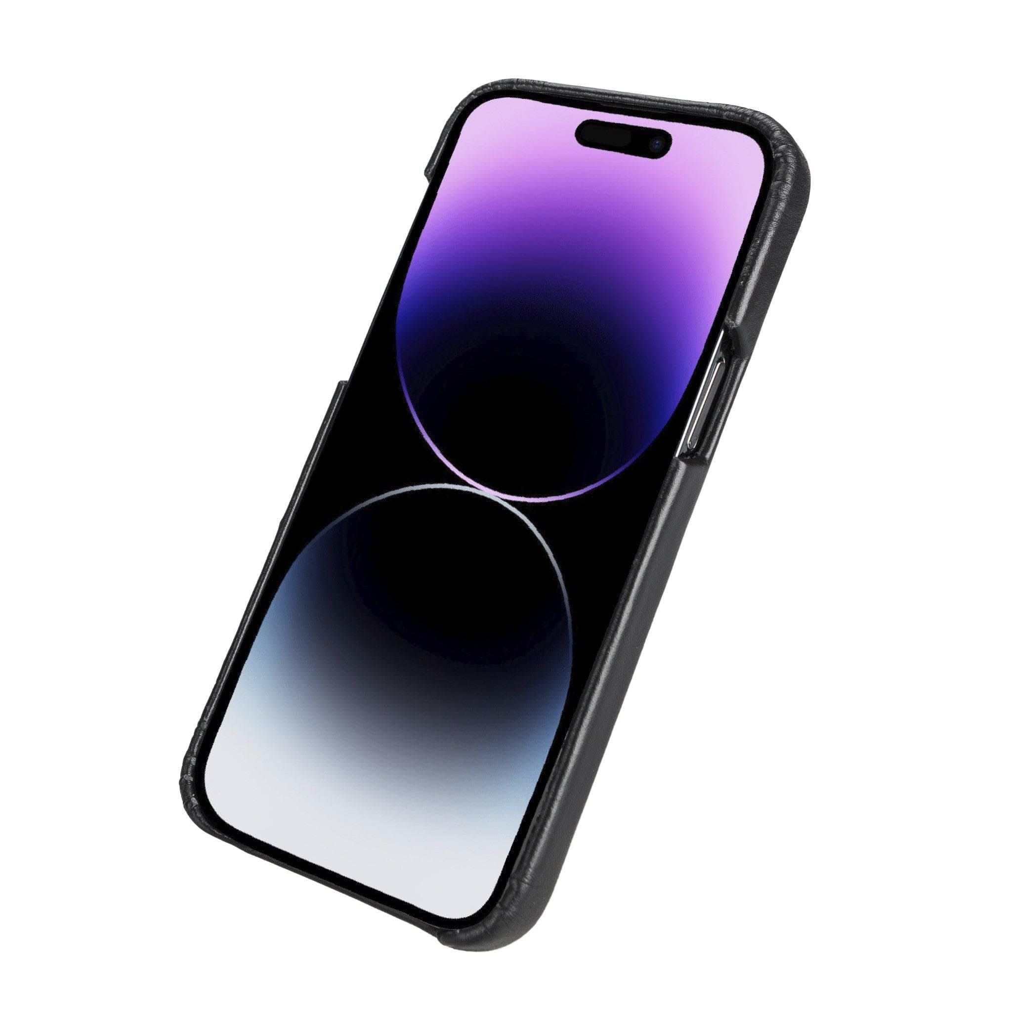 iPhone 14 (6.1") F360 Full Genuine Leather Back Cover