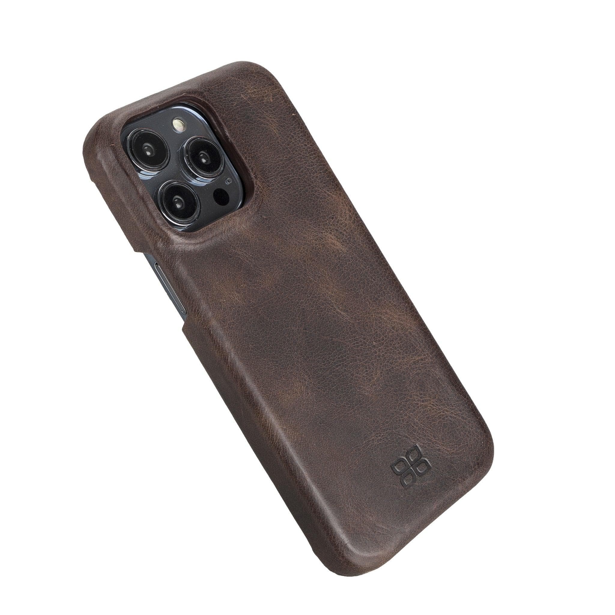 iPhone 14 (6.1") F360 Full Genuine Leather Back Cover