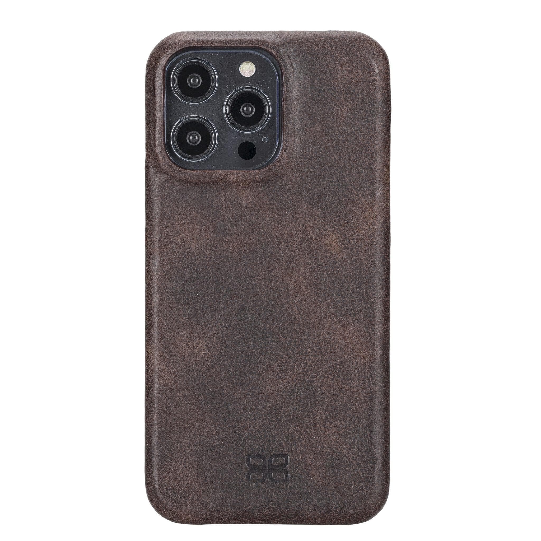 iPhone 14 (6.1") F360 Full Genuine Leather Back Cover