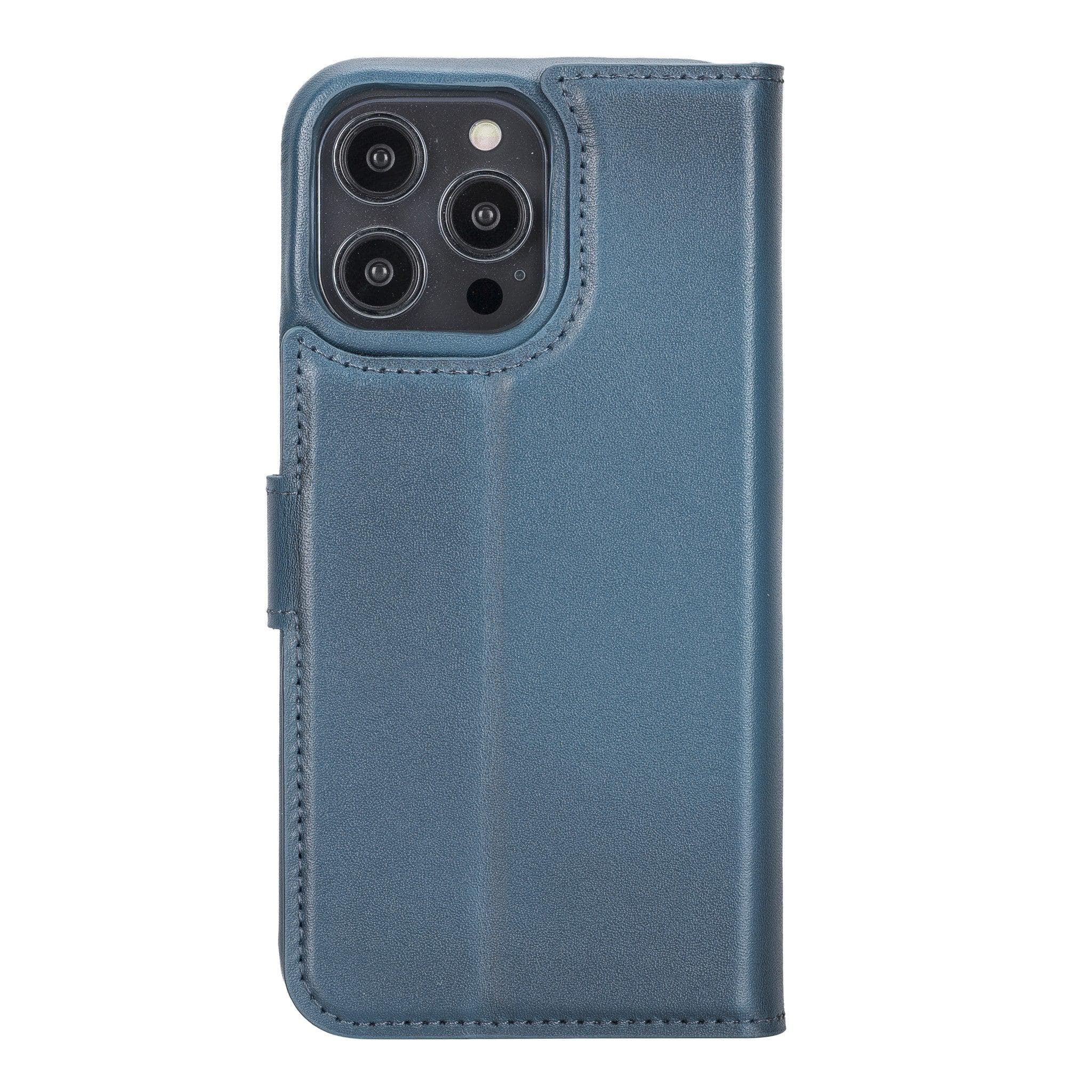 Étui portefeuille magique amovible en cuir véritable F360 pour iPhone 14 Pro Max (6,7")