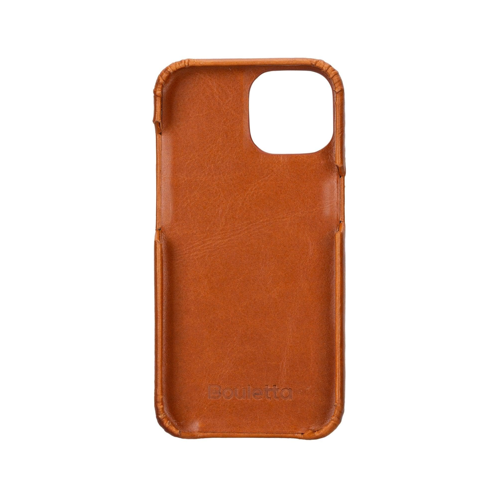 Coque arrière entièrement en cuir véritable à clipser pour iPhone 15 Pro (6,1") F360