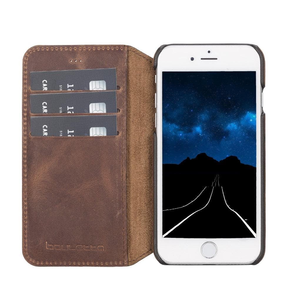 Ultimate Book Genuine Leather Phone Case for iPhone 7/8/SE2/SE3