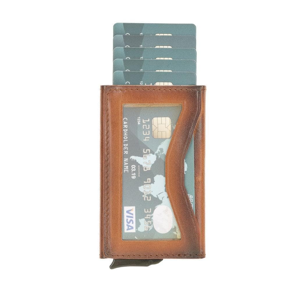 Austin Mechanical Kartenetui aus echtem Leder