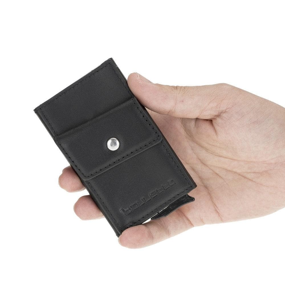 Austin Mechanical Genuine Leather Coin Card Holder with RFID Protector