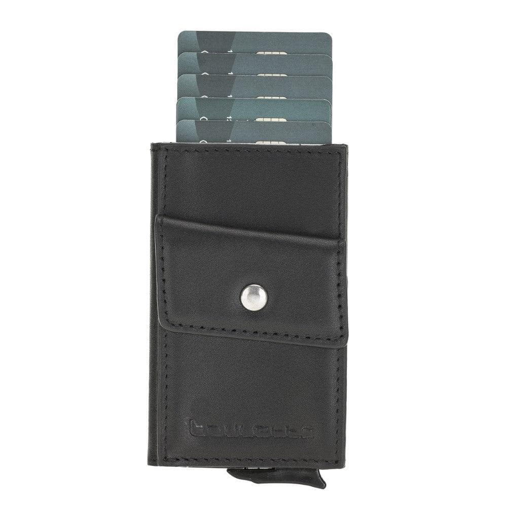 Austin Mechanical Genuine Leather Coin Card Holder with RFID Protector