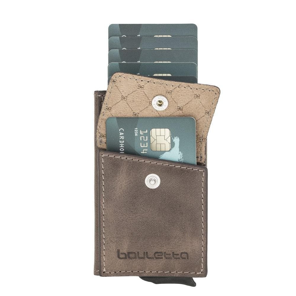 Austin Mechanical Genuine Leather Coin Card Holder with RFID Protector