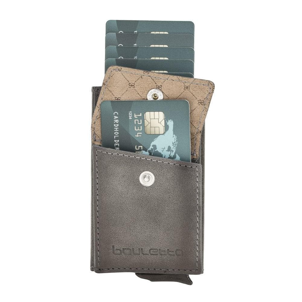 Austin Mechanical Genuine Leather Coin Card Holder with RFID Protector