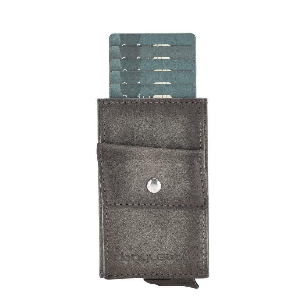 Austin Mechanical Genuine Leather Coin Card Holder with RFID Protector