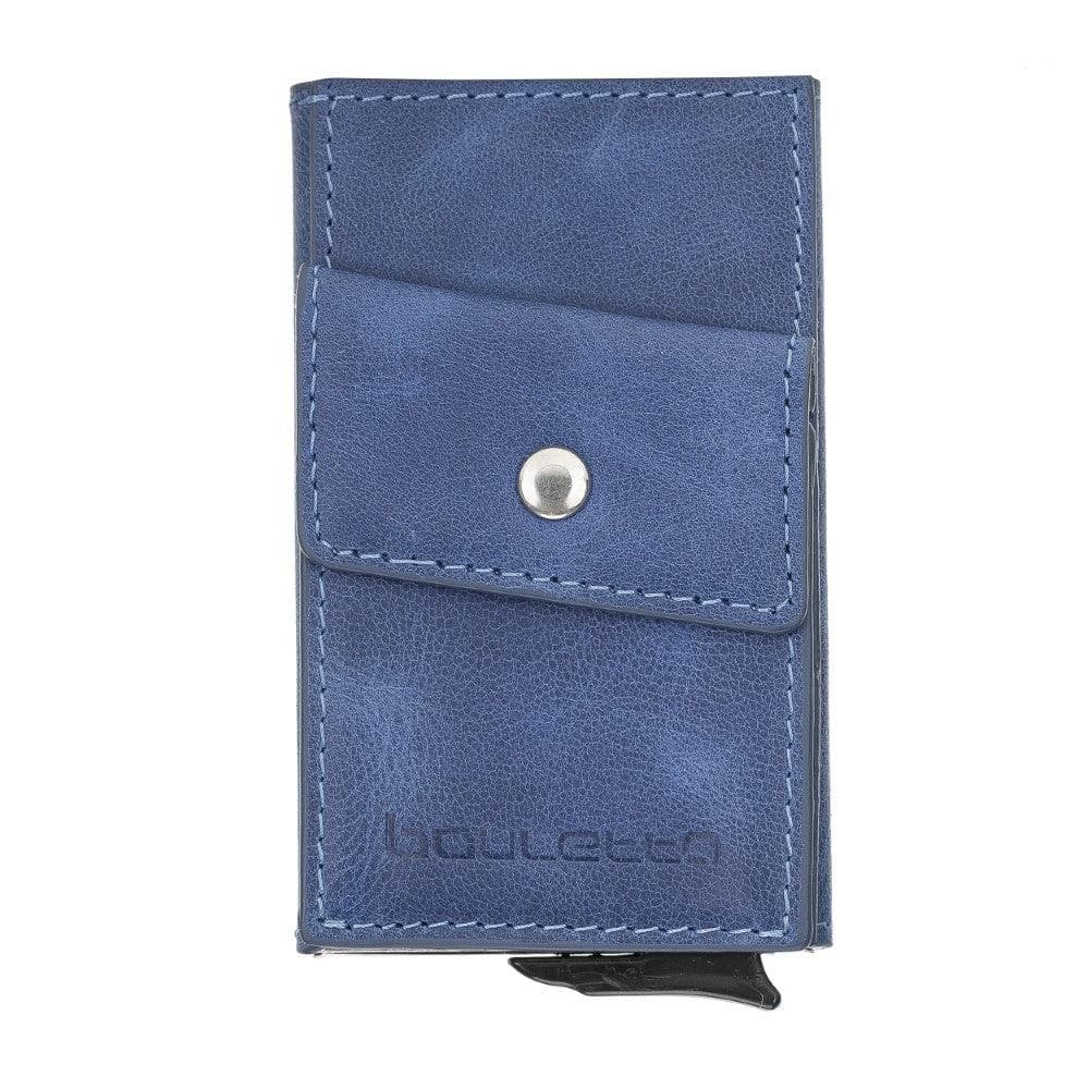 Austin Mechanical Genuine Leather Coin Card Holder with RFID Protector