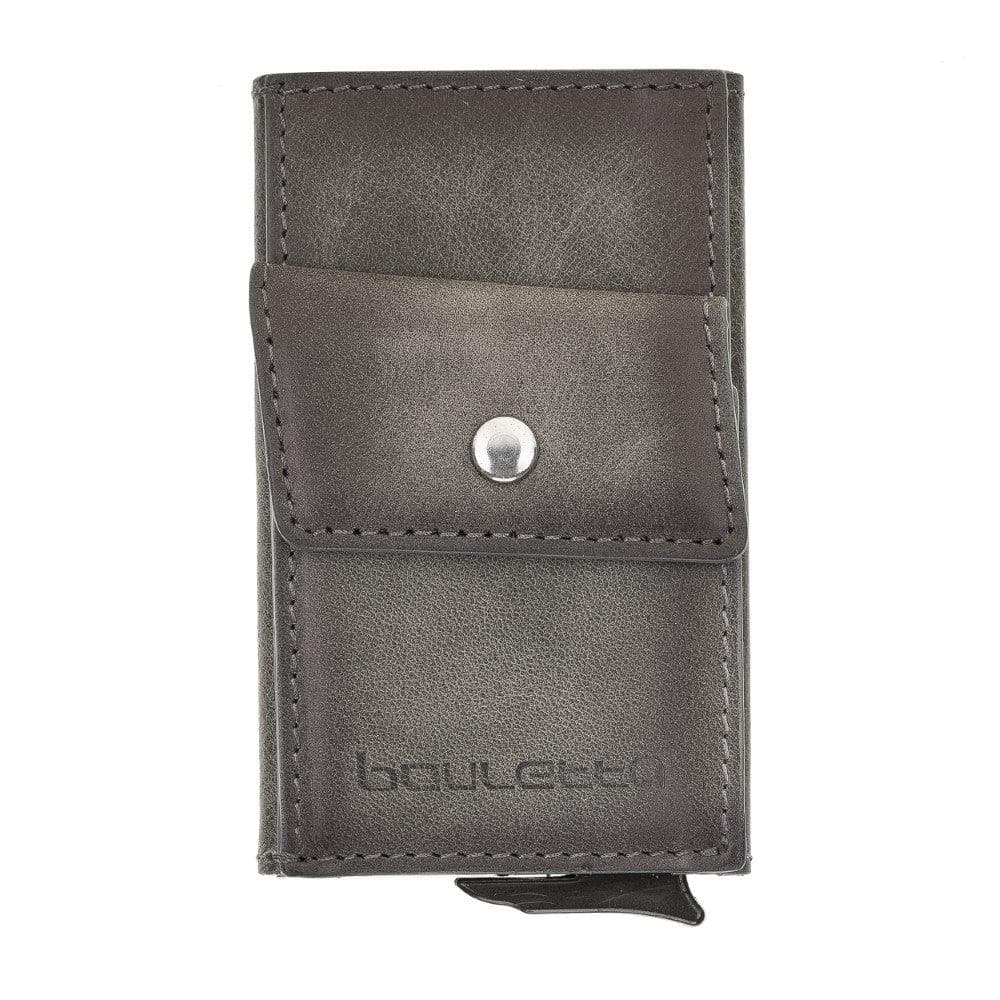 Austin Mechanical Genuine Leather Coin Card Holder with RFID Protector