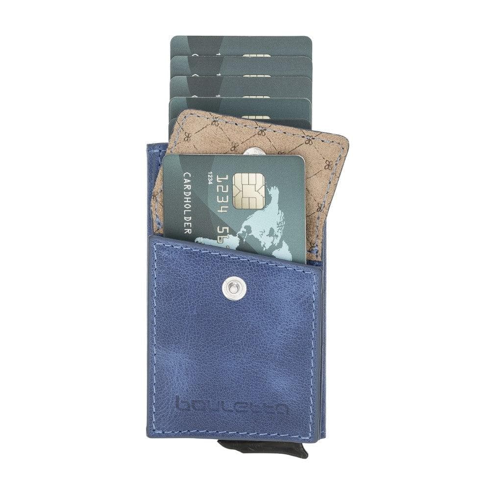 Austin Mechanical Genuine Leather Coin Card Holder with RFID Protector