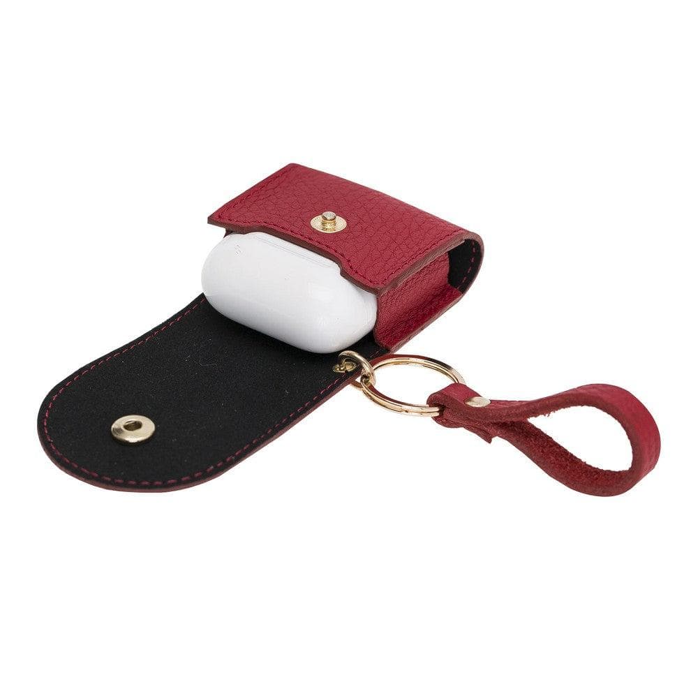 Mai Snap AirPods 1 and AirPods 2 Leather Case with Hook