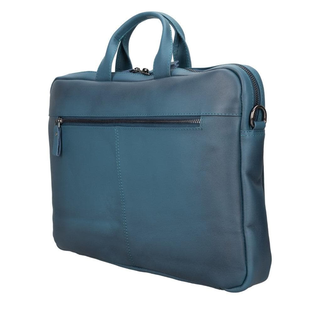 Apollo Leather Business Briefcase / Laptop Case 14"