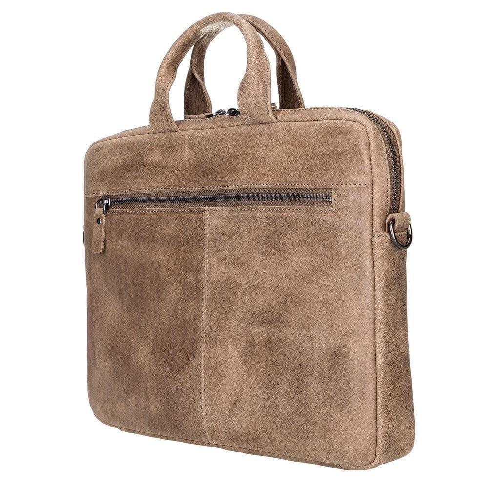 Apollo Leather Business Briefcase / Laptop Case 14"