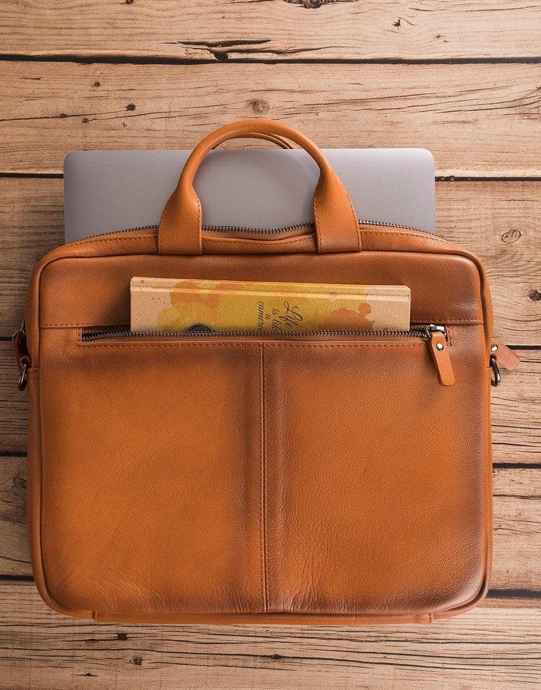 Apollo Leather Business Briefcase / Laptop Case 16"