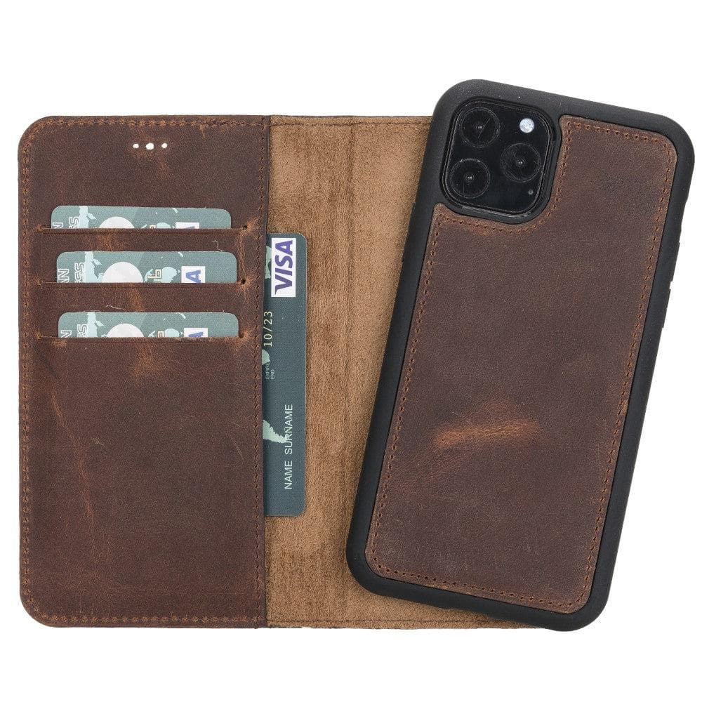 Magic iPhone 11 Pro Max Detachable Leather Wallet Case