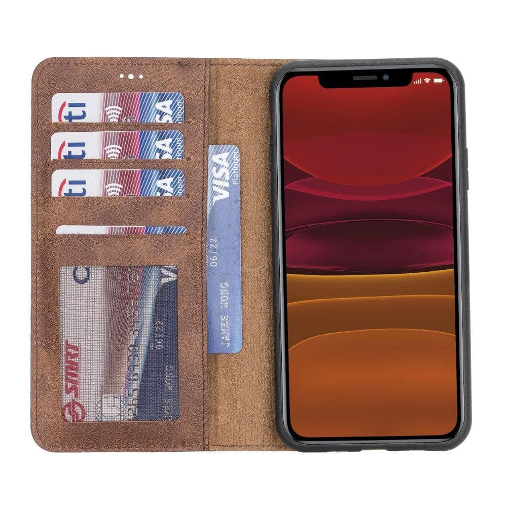 Magic iPhone 11 Pro Max Detachable Leather Wallet Case