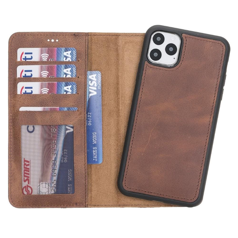 Magic iPhone 11 Pro Max Detachable Leather Wallet Case