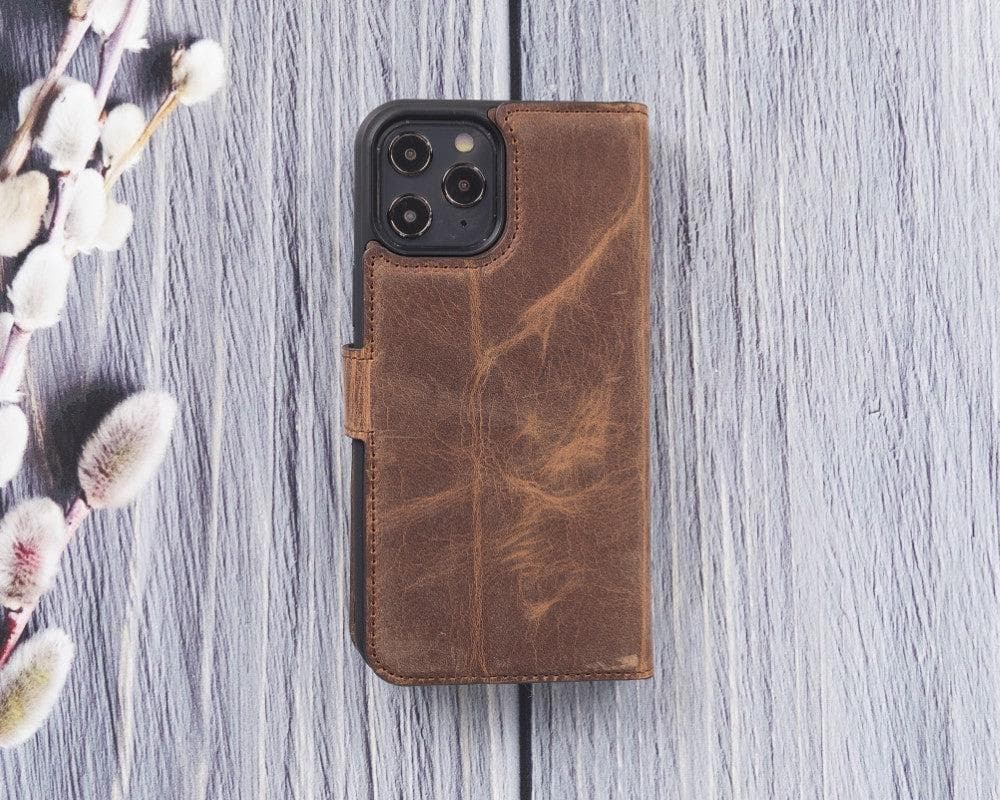 Magic iPhone 12 Mini Detachable Leather Wallet Case