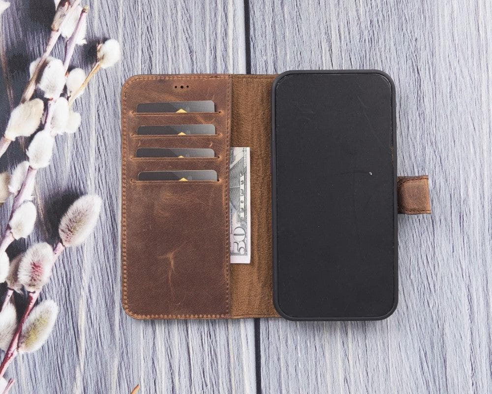 Magic iPhone 12 Mini Detachable Leather Wallet Case