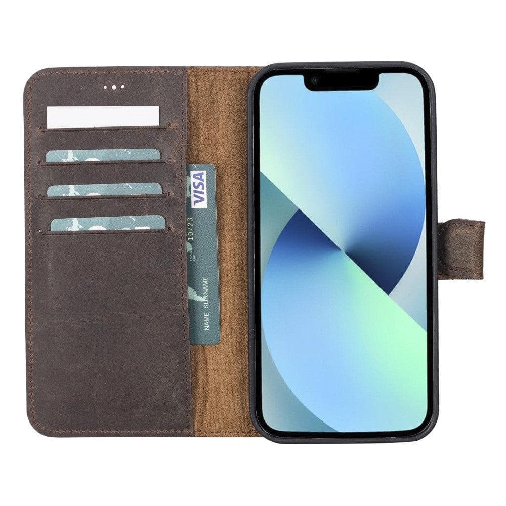 Magic iPhone 12 Mini Detachable Leather Wallet Case