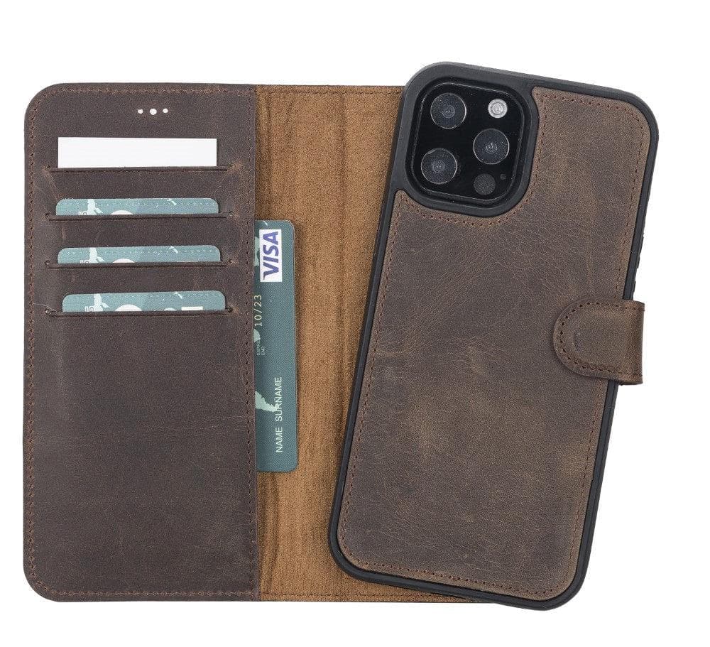 Magic iPhone 12 Mini Detachable Leather Wallet Case
