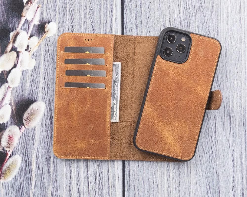 Magic iPhone 12 Mini Detachable Leather Wallet Case