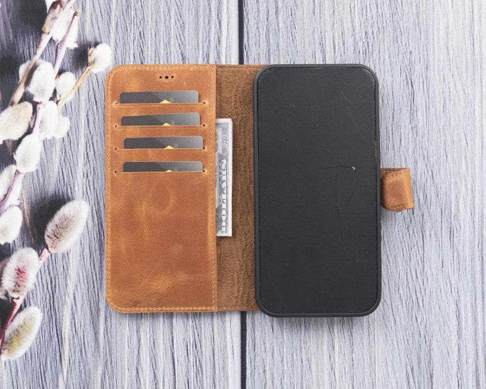 Magic iPhone 12 Mini Detachable Leather Wallet Case