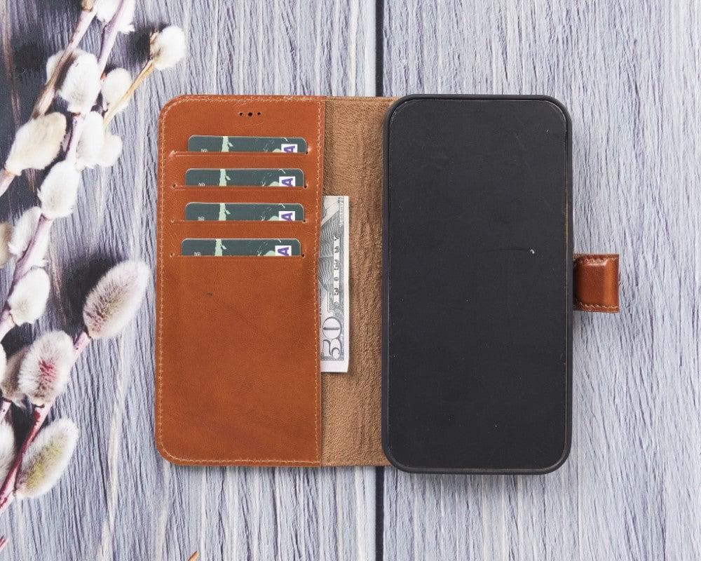 Magic iPhone 12 Mini Detachable Leather Wallet Case