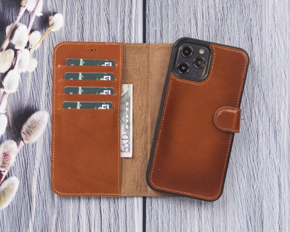 Magic iPhone 12 Mini Detachable Leather Wallet Case