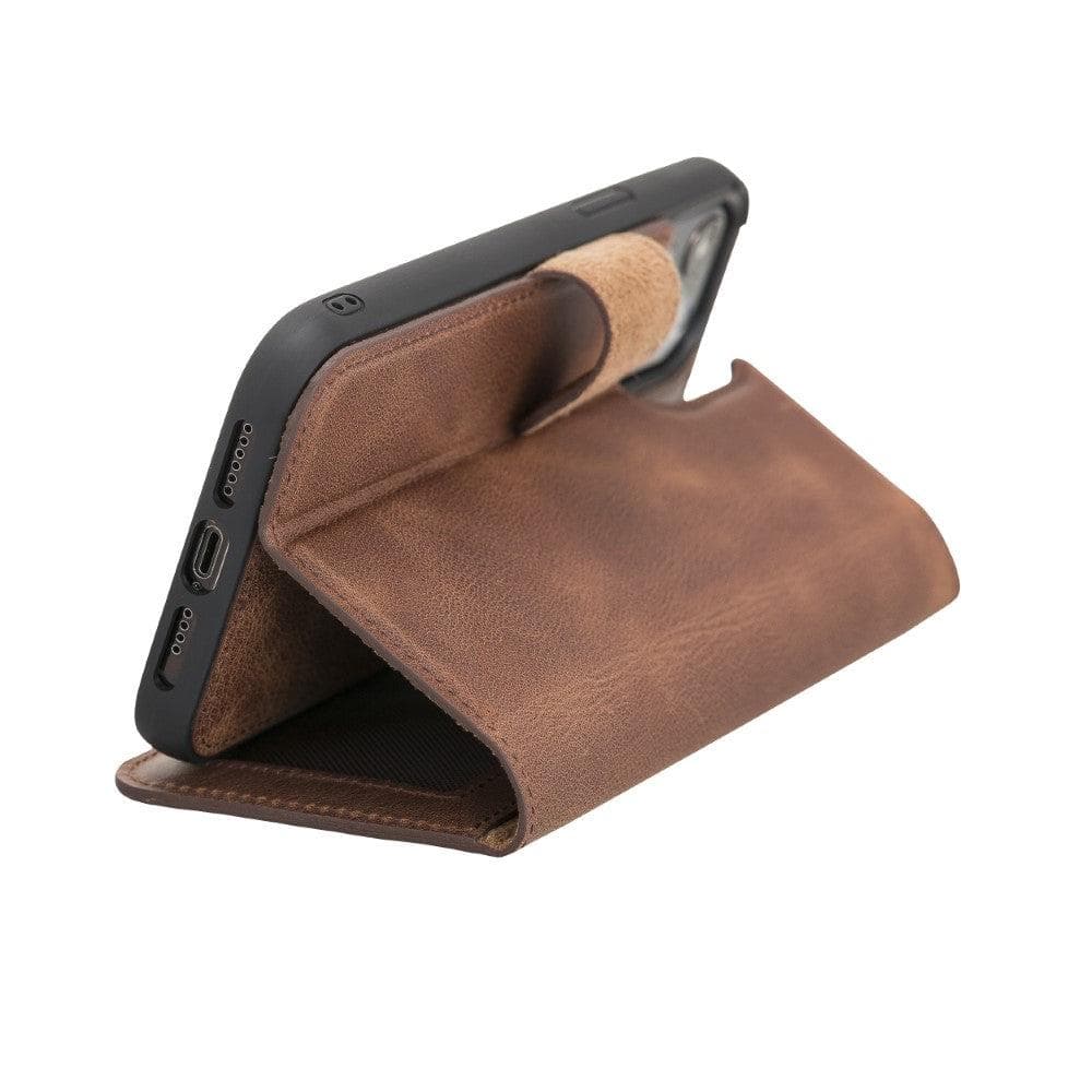 Magic iPhone 12 Mini Detachable Leather Wallet Case