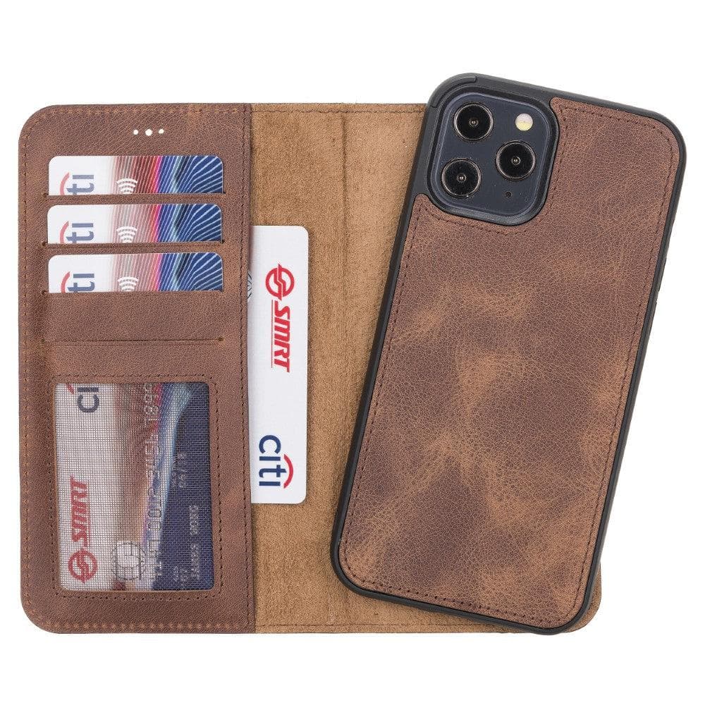 Magic iPhone 12 Mini Detachable Leather Wallet Case