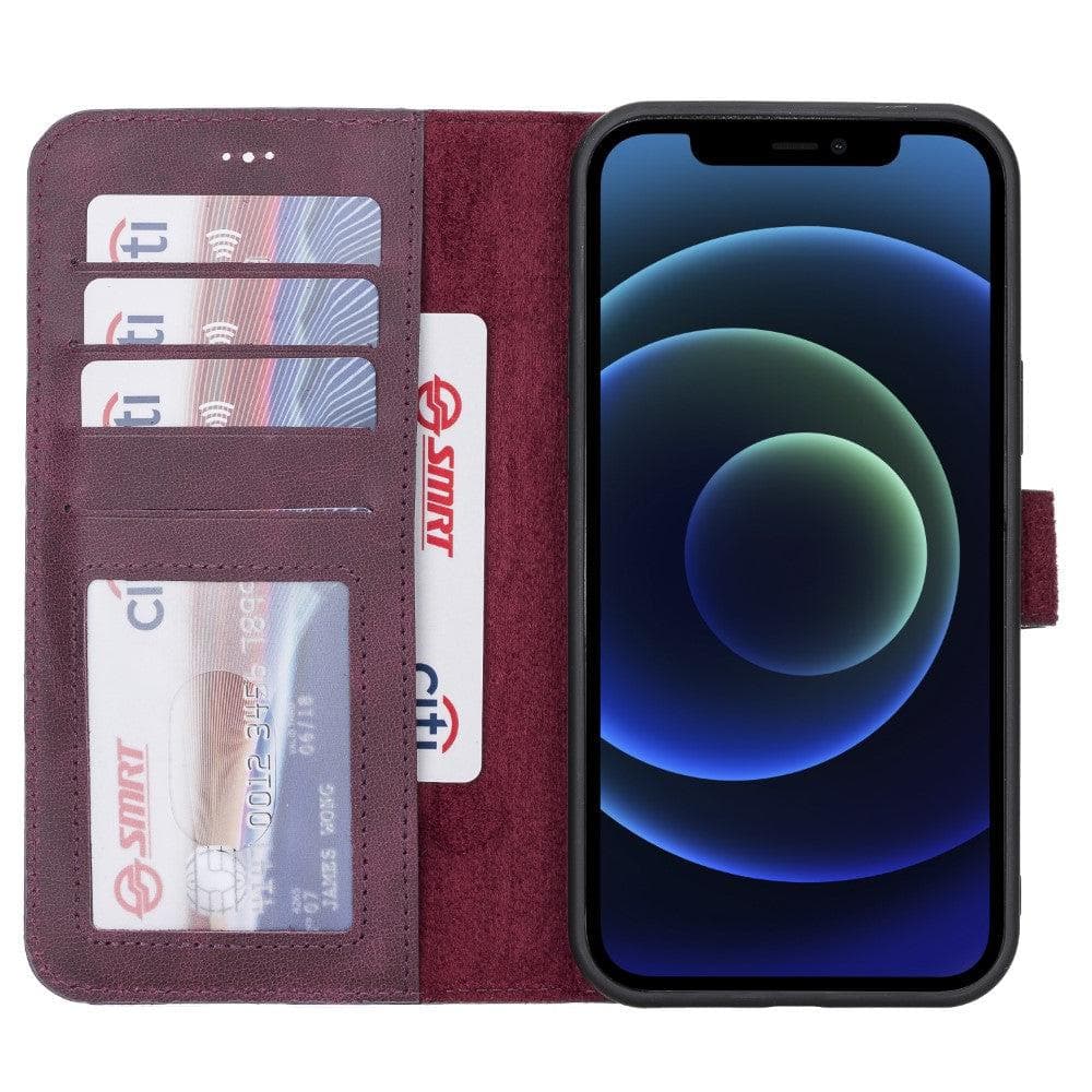Magic iPhone 12 Mini Detachable Leather Wallet Case