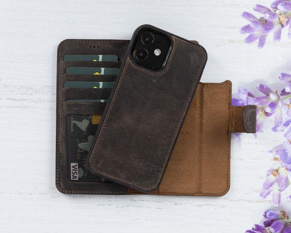 Magic iPhone 12 Mini Detachable Leather Wallet Case