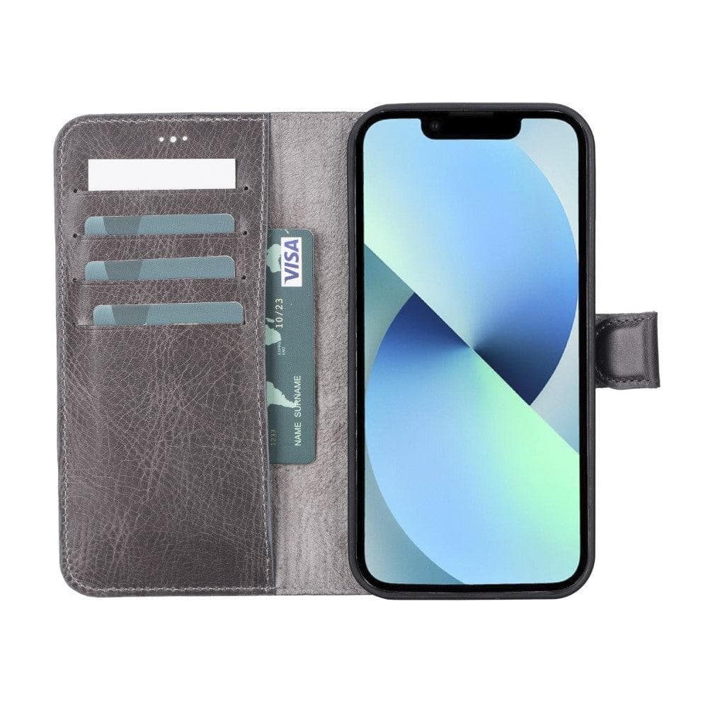 Magic iPhone 12 Mini Detachable Leather Wallet Case