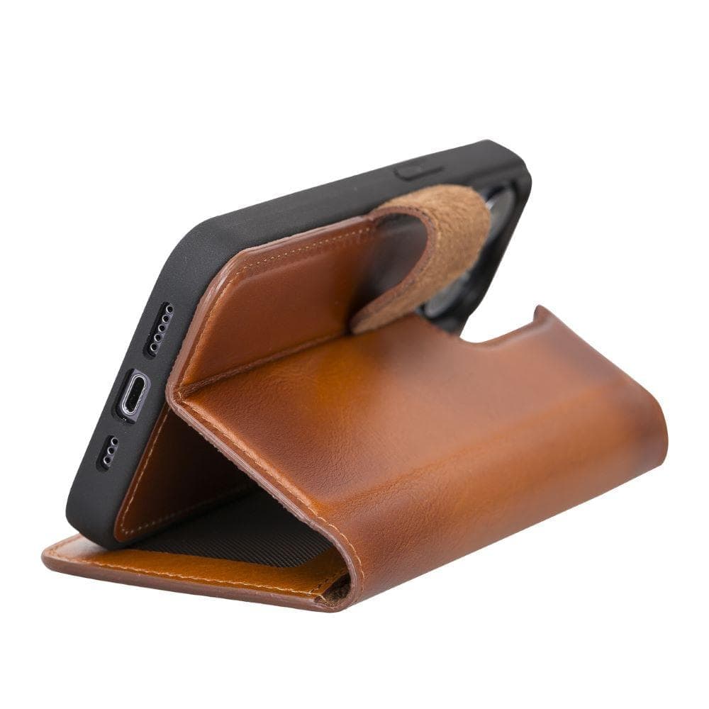 Magic iPhone 13 Mini Detachable Leather Wallet Case