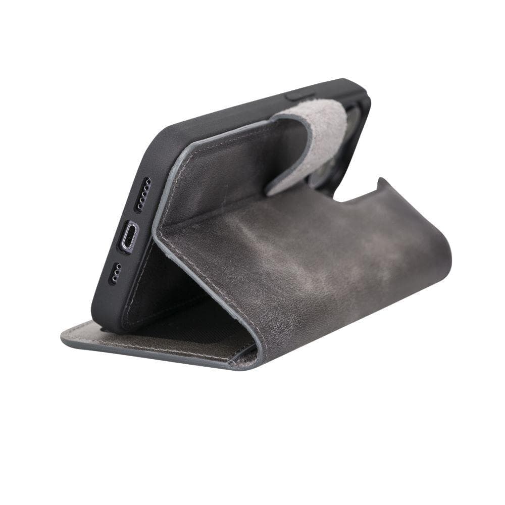 Magic iPhone 13 Mini Detachable Leather Wallet Case