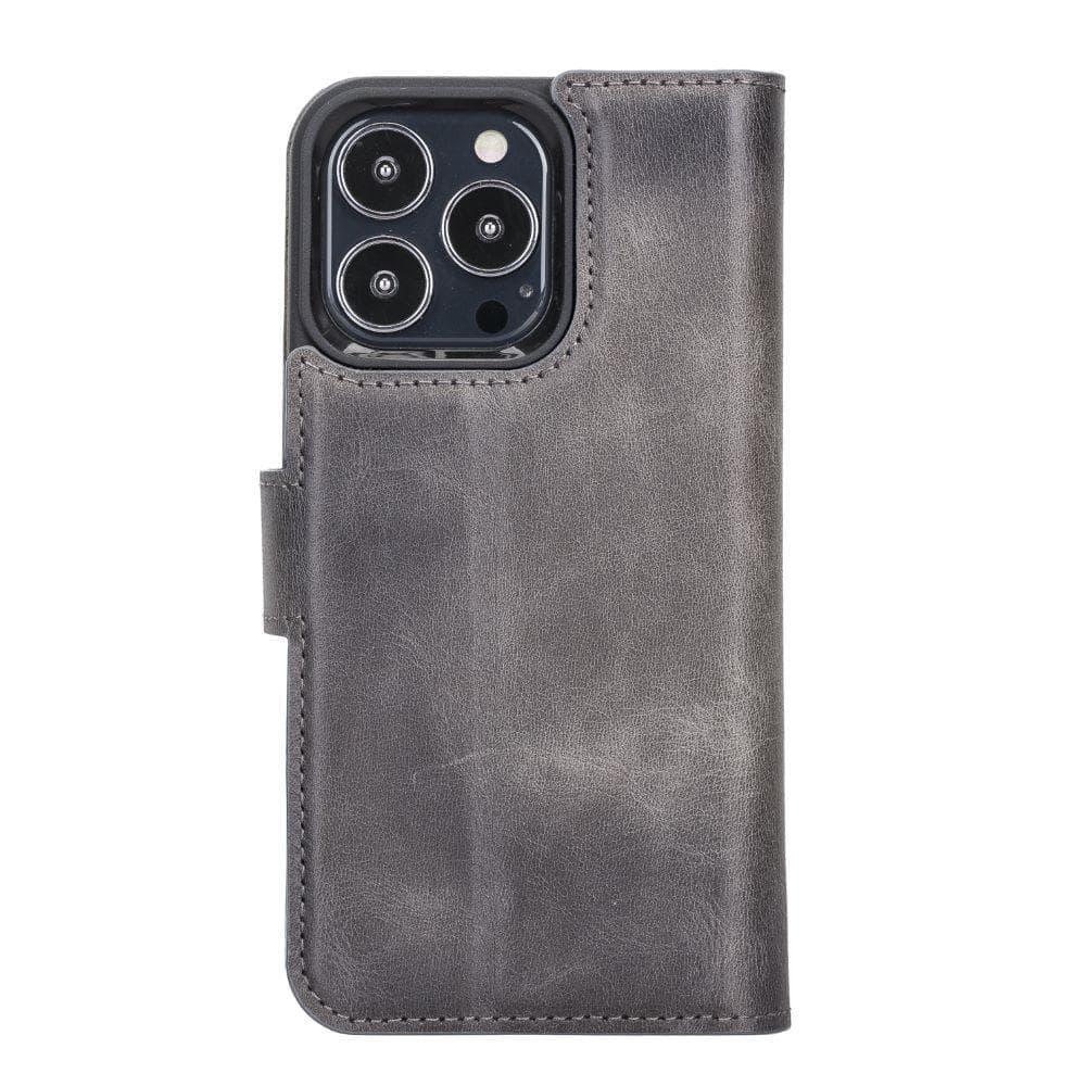 Magic iPhone 13 Mini Detachable Leather Wallet Case