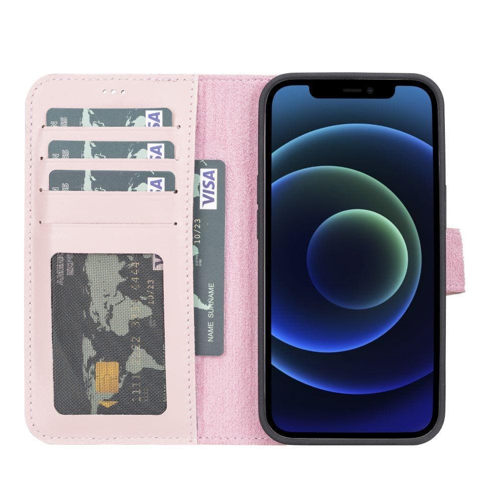 Magic iPhone 13 Mini Detachable Leather Wallet Case