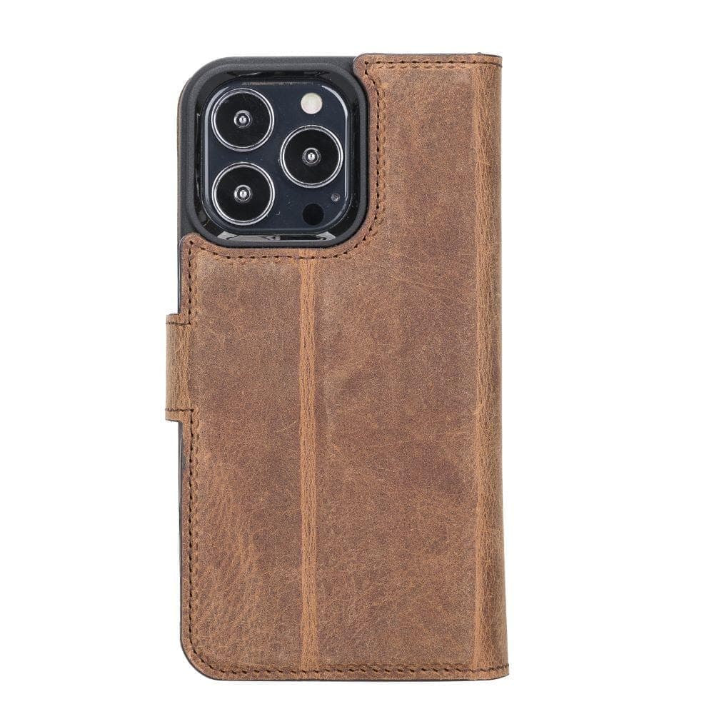 Magic iPhone 13 Mini Detachable Leather Wallet Case