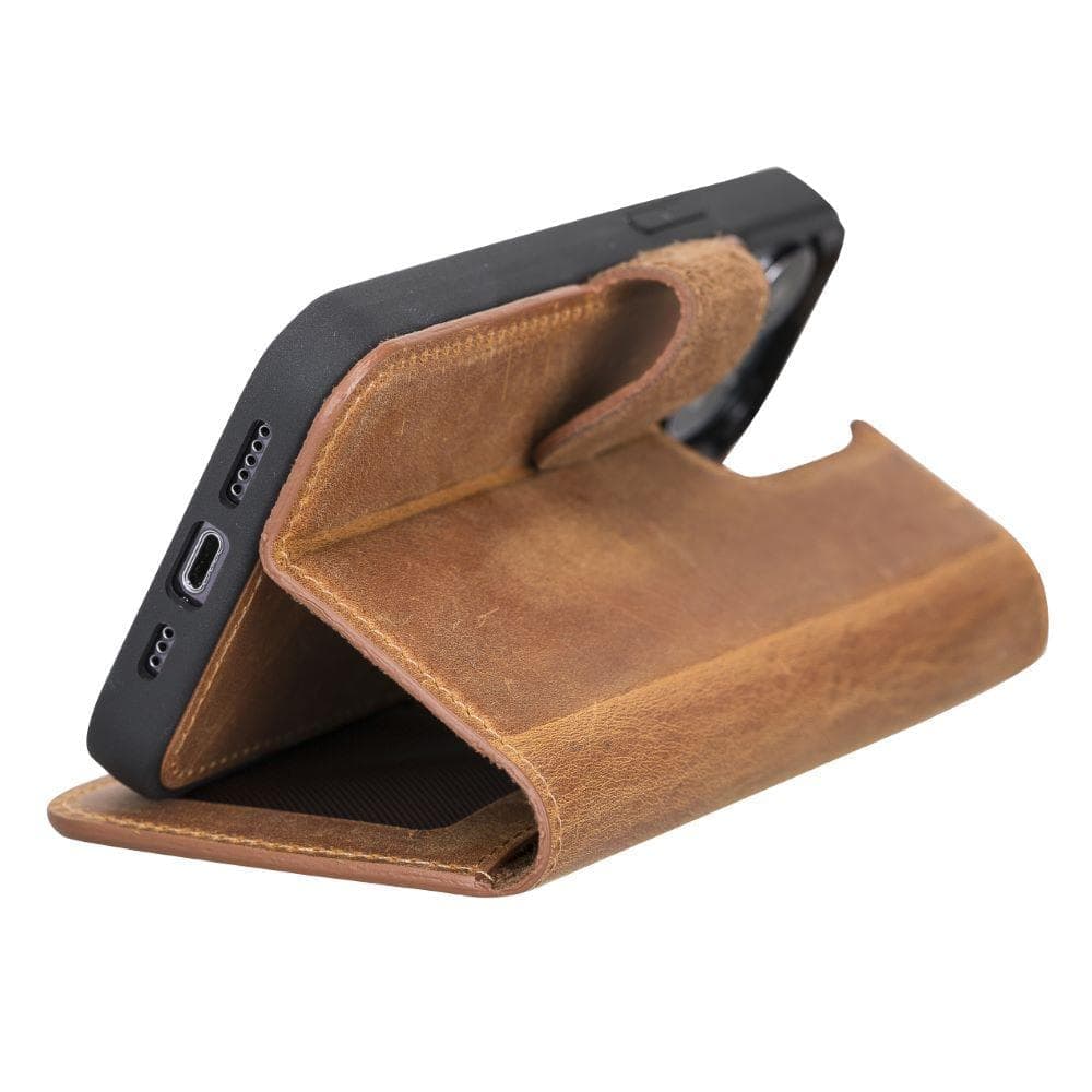 Magic iPhone 13 Mini Detachable Leather Wallet Case